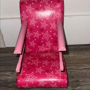 American Girl Pink Starry Kids Toy Chair